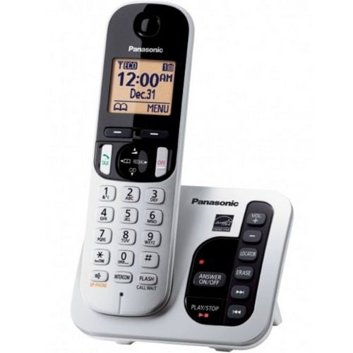 Panasonic NBN Compatible Cordless Phone DECT Digital Handset Silver KX-TGC220ALS