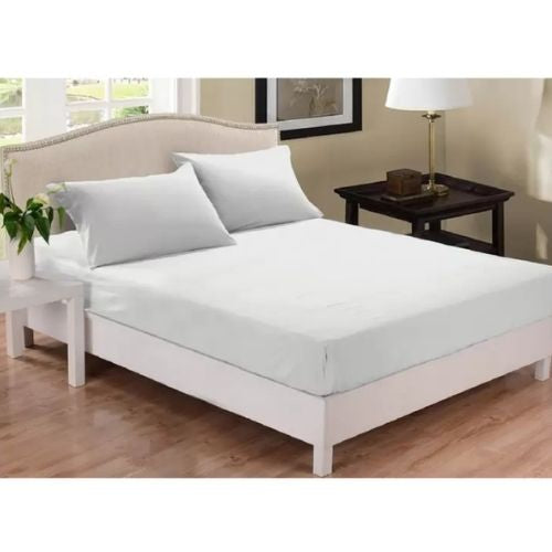Park Avenue Luxurious Bed Sheet Single 1000TC Cotton Blend Bedding Set - White
