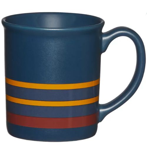 Pendleton Ceramic Mugs 4 Piece Mug Set Camp Stripe Matte