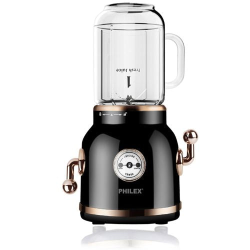Philex Electric Blender Ice Mixer Portable Juice & Smoothie Maker 600ml - Black