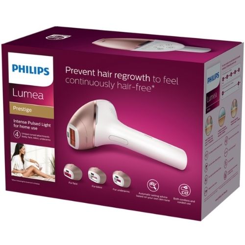 Philips Lumea Prestige IPL Hair Removal Device Cordless Intense Pulsed Light