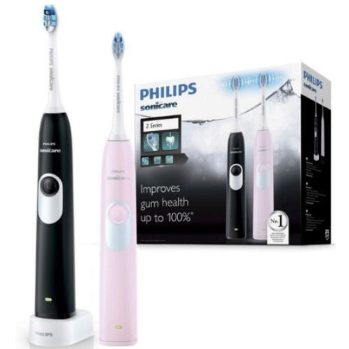 Philips Sonicare 2PK Rechargeable Electric Toothbrush| Diamond Clean Brush Head
