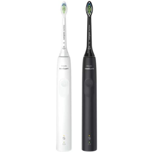 Philips Sonicare 3100 Range Black and White Bundle Pack Toothbrush HX367634