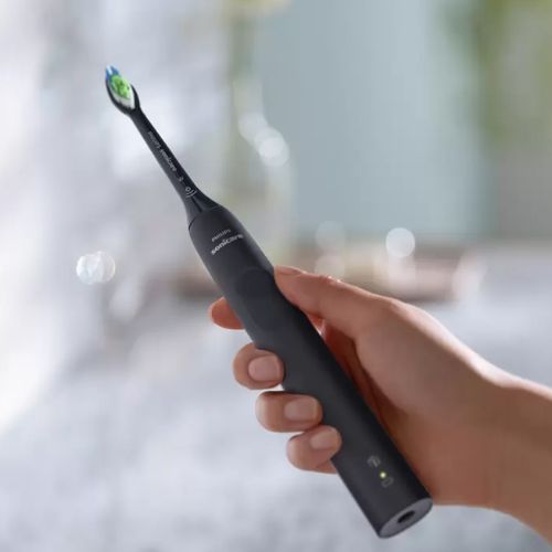 Philips Sonicare 3100 Range Black and White Bundle Pack Toothbrush HX367634