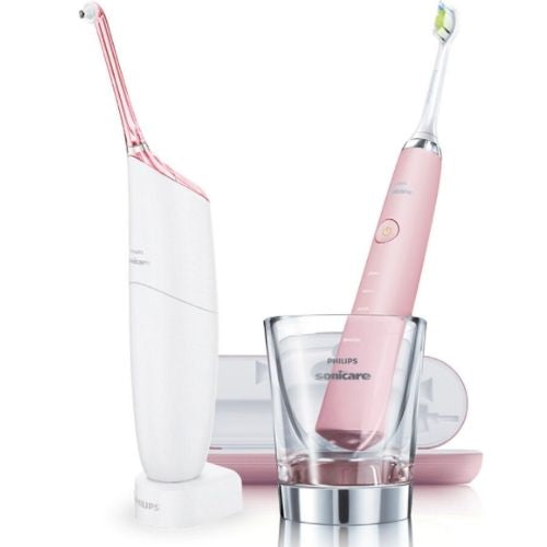 Philips Sonicare DiamondClean Electric Toothbrush & Airfloss Ultra Bundle - Pink