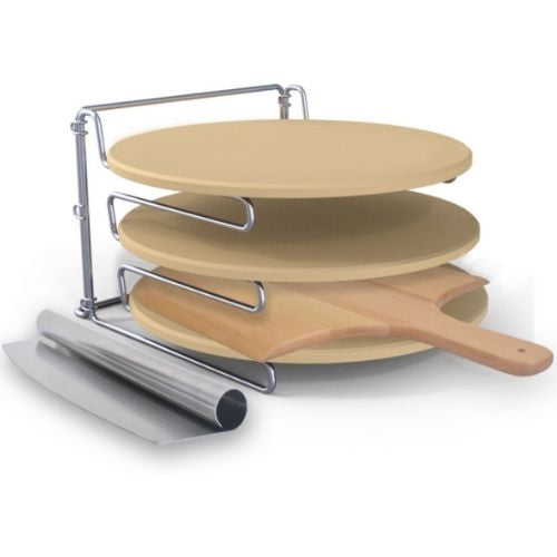 Pizza Stone Stacker Set Suits most Hooded BBQ & Conventions Ovens Outdoor 330mm