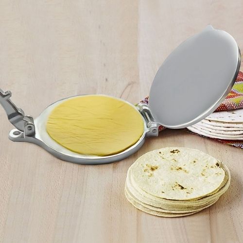 Premium Tortilla Press 20cm Flat Bread Maker Taco Roti Presser Kitchen Tool