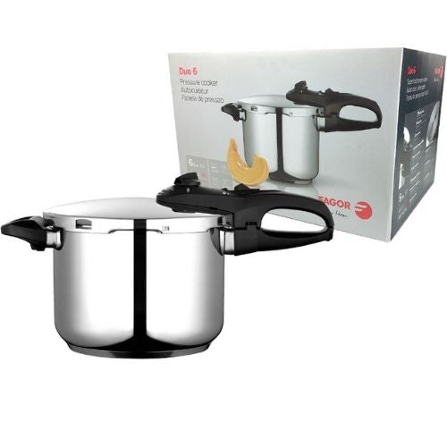 Pressure Cooker Fagor Duo Stainless Steel Stovetop Induction Cookware 6L