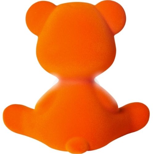 Qeeboo Teddy Girl Bedside Table Lamp Night Light With Rechargeable LED - Orange