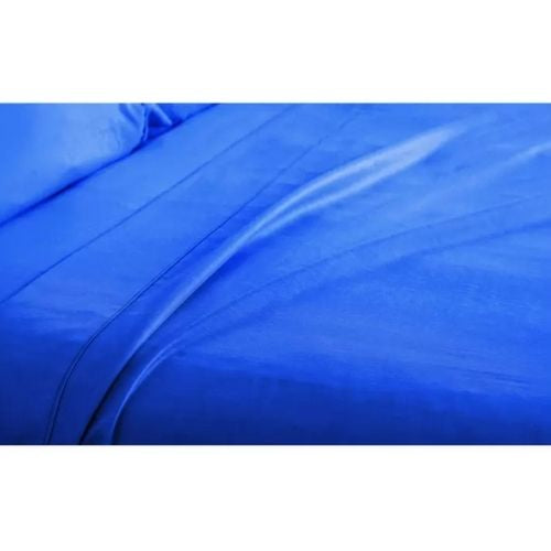 Ramesses 2000TC Bamboo Single Bed Sheet Set Hypoallergenic Sheets - Royal Blue