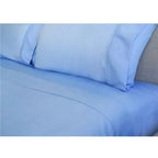 Ramesses 2000TC Bamboo Single Bed Sheet Set Hypoallergenic Sheets - Steel Blue