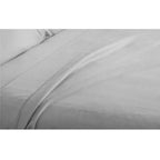 Ramesses 2000TC Bamboo Single Bed Sheet Set Soft Hypoallergenic Sheets - Silver