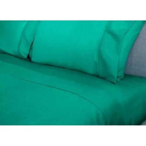 Ramesses 2000TC Bamboo Single Bed Sheet Set Soft & Hypoallergenic Sheets - Teal