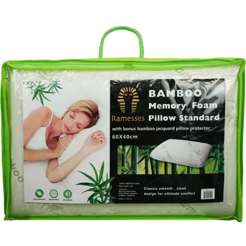 Ramesses Bamboo Memory Foam Standard Pillow