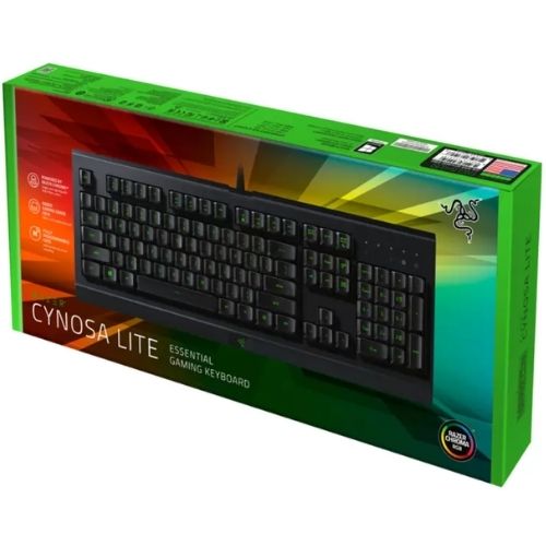 Razer Wired Ergonomic Gaming Mouse & Cynosa Lite Keyboard - Black