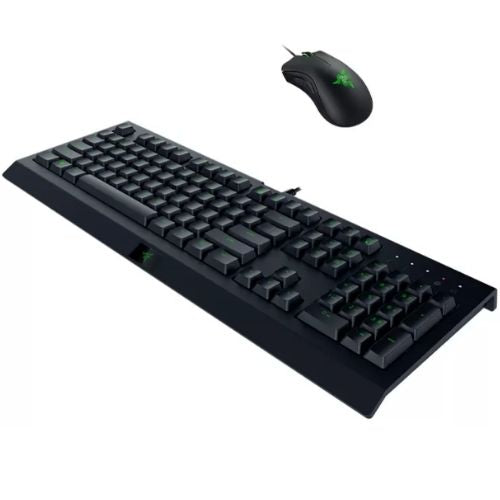 Razer Wired Ergonomic Gaming Mouse & Cynosa Lite Keyboard - Black