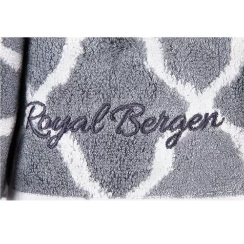 Royal Bergen Bamboo Hand & Face Towel Gift Set 8 piece Grey