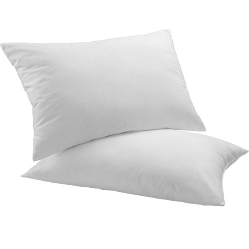 Royal Comfort Goose Feather & Down Pillows 2 Pack 1000GSM Bed Pillow 50 x 75 cm