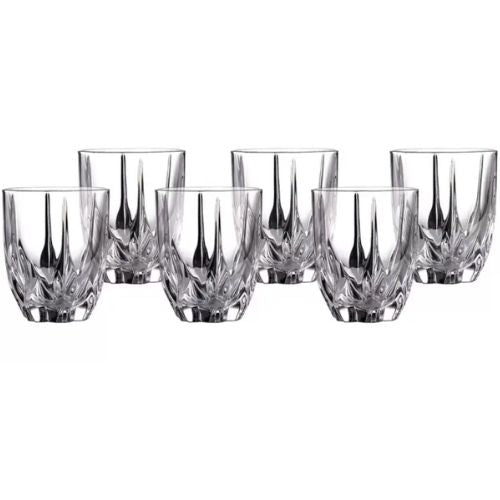 Royal Doulton 6-Piece Flame Tumbler Glasses Drinkware Gift Set Whisky Glass