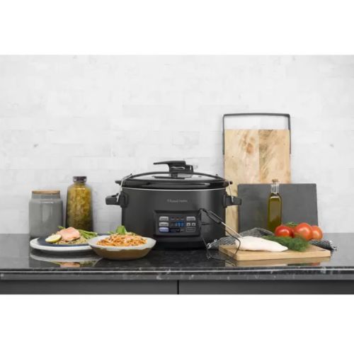 Russell Hobbs 6L Master Slow Cooker and Sous Vide with Temperature Probe - Black