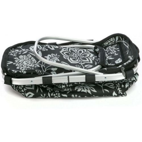 Sachi - Basket Cooler Insulated With Lid Collapsible/Foldable- Camellia Black