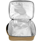 Sachi Insulated Lunch Bag Durable Leak-Proof Tote with Heavy Duty Zipper - Khaki