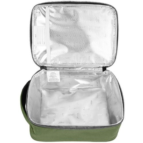Sachi Insulated Lunch Bag Durable Leak-Proof Tote with Heavy Duty Zipper - Olive