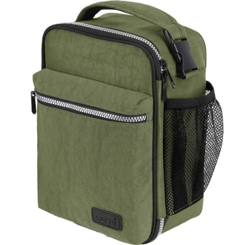 Sachi Insulated Lunch Bag Durable Leak-Proof Tote with Heavy Duty Zipper - Olive