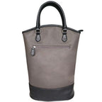 Sachi Wine For 2 Bottle BYO Insulated Cooler Bag Tote Carrier - Charcoal