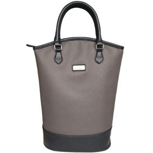 Sachi Wine For 2 Bottle BYO Insulated Cooler Bag Tote Carrier - Charcoal
