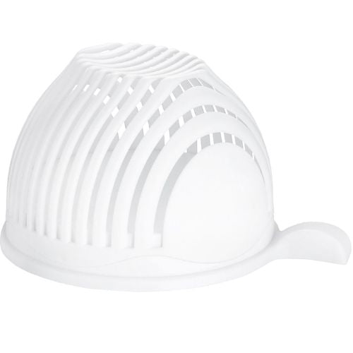 Salad Cutter Bowl Fast Fresh Fruit Chopper Vegetable Slicer Kitchen Tool - White