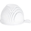 Salad Cutter Bowl Fast Fresh Fruit Chopper Vegetable Slicer Kitchen Tool - White