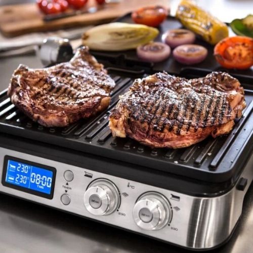 Sandwich Press Grill Waffle Maker De'Longhi Benchtop Multigrill Open Barbecue