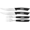 Scanpan Classic Texas Steak Knife & Fork 4-Piece Set