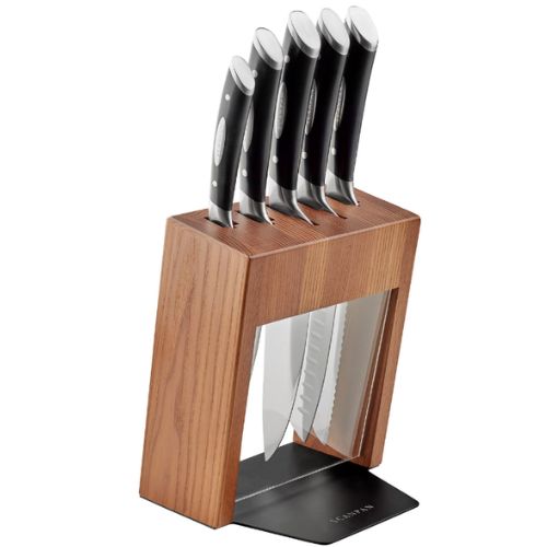 Scanpan Kalo 6 Piece Knife Block Set - Ash