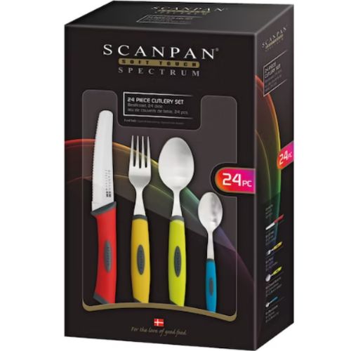 Scanpan Spectrum Cutlery 24-Pieces Set Gift Pack - Multicolour