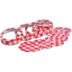 Seal Lids & Rings For Preserving Jars Mini Glass Seals Jar 70mm Lid - Pack of 6