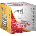 Seal Lids & Rings For Preserving Jars Mini Glass Seals Jar 70mm Lid - Pack of 6