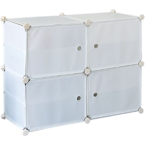 Shoe Storage Box Stackable Organiser Stand Portable Heavy Duty Cube Shoebox