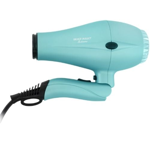 Silver Bullet Andiamo Foldable Travel Hair Dryer - Aqua