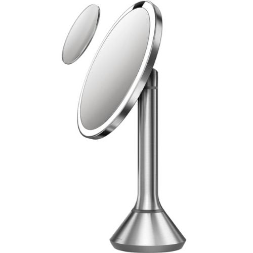 Simplehuman 20cm Sensor Mirror LED Lighted Round, Cordless & Portable