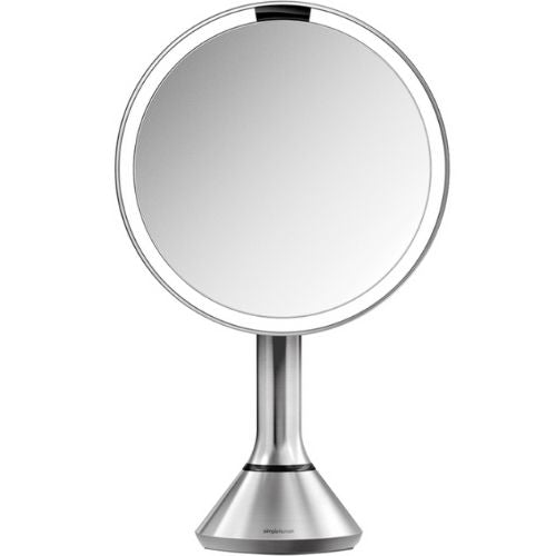 Simplehuman 20cm Sensor Mirror LED Lighted Round, Cordless & Portable