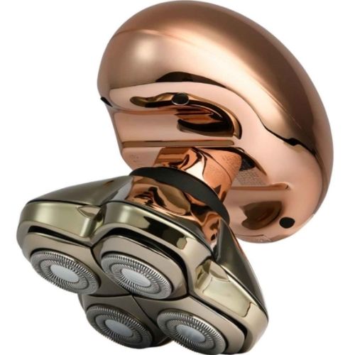 Skull Shaver Butterfly Kiss PRO Shaver 4 Head Blades Electric Razor - Gold