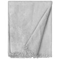 Smart Home Products 120 x 60cm Belmont Basket Weave Blanket Throw Rug - Grey