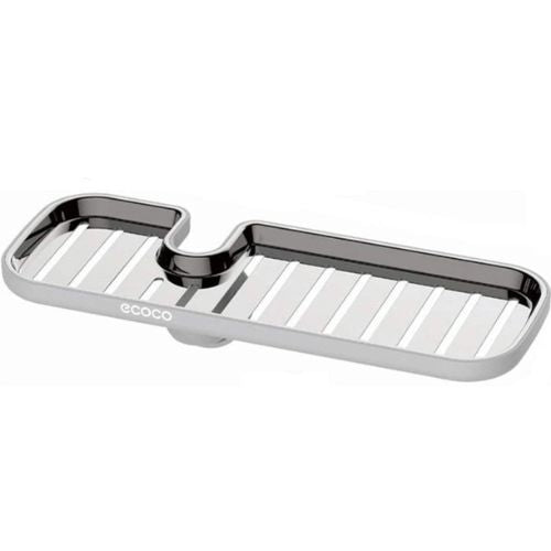 Sponge Holder Sink Caddy Kitchen Organiser Brush Soap Tray Ecoco Bathroom Rack