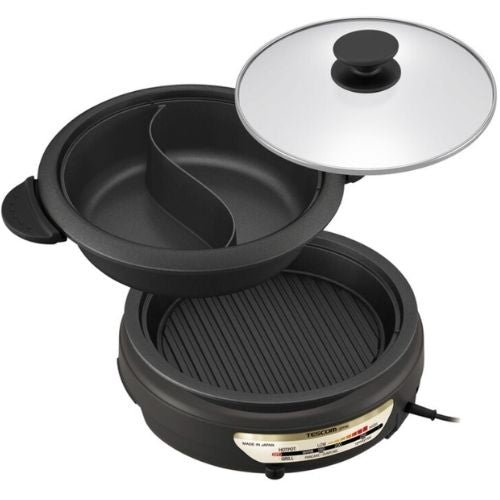 TESCOM GPF60 Multifunctional Cooker Electric Hot Pot Grill Pan - Made in Japan