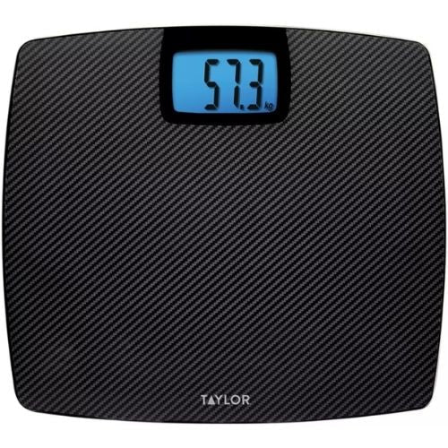 Taylor Digital Bathroom Body Weight Scale Bath Glass Scales - Black