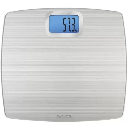 Taylor Digital Bathroom Body Weight Scale Bath Glass Scales - Silver