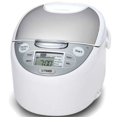 Tiger Multi-Functional MicroComputer Rice Cooker, Food Steamer with LCD Display