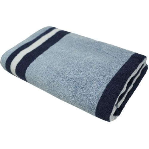 Trident Tru Melange Bath Towel 100% Cotton Soft & Ultra-Absorbent Towels - Navy